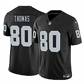Men & Women & Youth Las Vegas Raiders #80 Ian Thomas Black 2025 F.U.S.E. Vapor Stitched Jersey,baseball caps,new era cap wholesale,wholesale hats